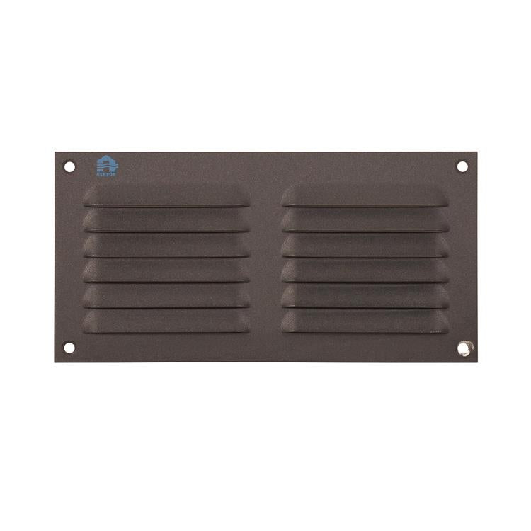 Afbeelding laden in galerijviewer, Renson 1062427 - opb.schoepenrooster plat alu 436 (200x100) structuur 7016 | 10 stuks