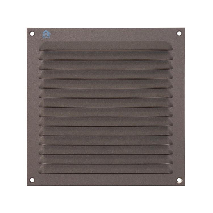 Afbeelding laden in galerijviewer, Renson 1062428 - opb.schoepenrooster plat alu 436 (200x200) structuur 7016 | 10 stuks
