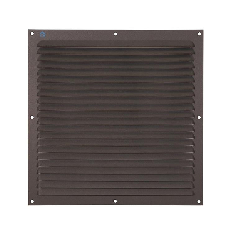 Afbeelding laden in galerijviewer, Renson 1062430 - opb.schoepenrooster plat alu 436 (300x300) structuur 7016 | 10 stuks