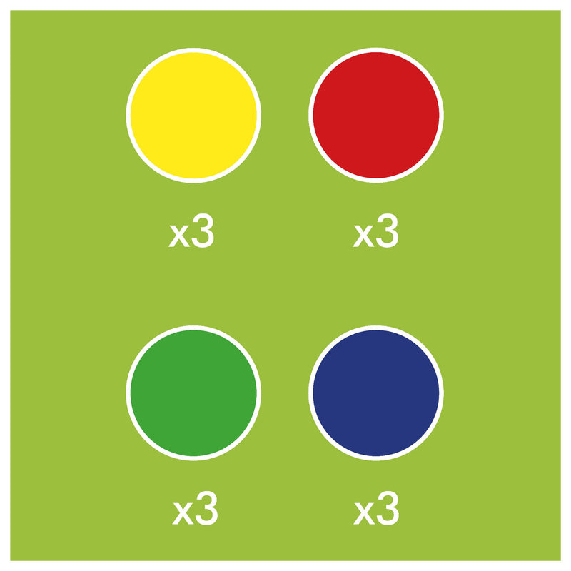 Load image into Gallery viewer, Hubelino knikkers kunststof - 12st.