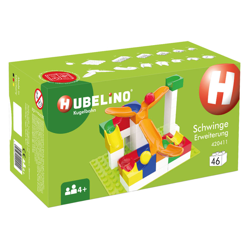 Afbeelding laden in galerijviewer, Hubelino knikkerbaan uitbreidingsset swing - 46dlg.