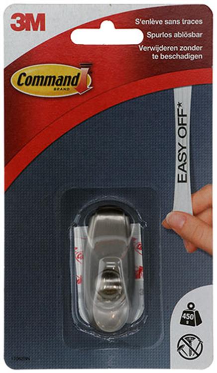 Chargez l'image dans la visionneuse de la galerie, 3m 1044682 - 17062bnc comm. haak timeles metal-look s (1h+2s card) | 6 stuks