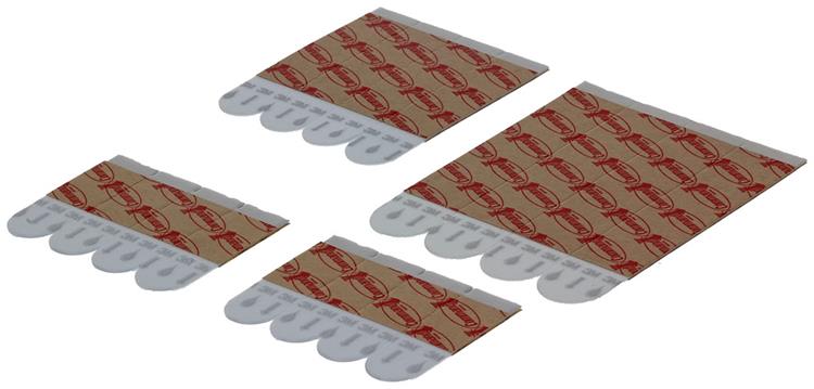Chargez l'image dans la visionneuse de la galerie, 3m 1044690 - w17200c comm. water-resist verwijderbare strips | 4 stuks