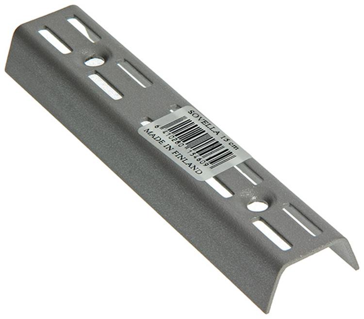 Afbeelding laden in galerijviewer, Sovella 1013114 - wandrail zilver effect 15cm | 10 stuks