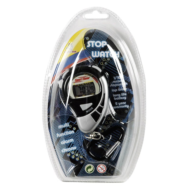 Load image into Gallery viewer, Johntoy sports active stopwatch aan karabijnhaak