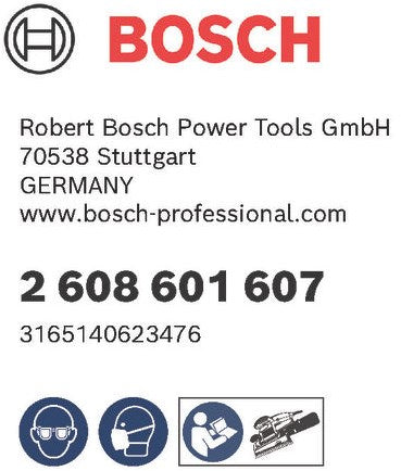 ギャラリービューアに画像をロードする, Bosch accessoires gex 125-150 schuurzool medium hard 125 mm artikelnummer | 2608601607 - 2608601607