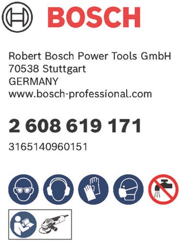 Cargue la imagen en el visor de la galería, Bosch accessoires x-lock fiberschijf, 125mm, g 24, r444, expert for metal - 1 stuk(s) - 2608619171