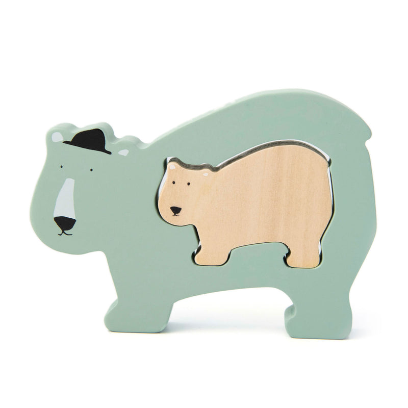 Load image into Gallery viewer, Trixie Houten Babypuzzel Mr. Bear