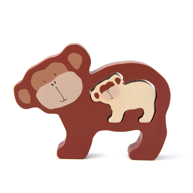 Load image into Gallery viewer, Trixie Houten Babypuzzel Mr. Monkey