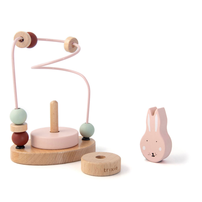 Afbeelding laden in galerijviewer, Trixie houten motoriekspiraal - mrs. rabbit
