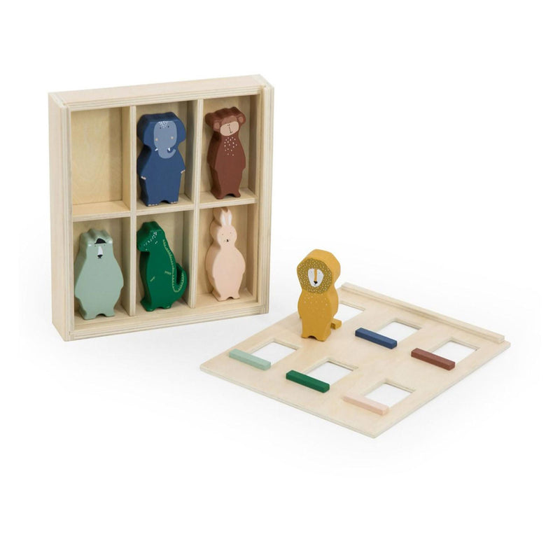 Load image into Gallery viewer, Trixie Houten Dieren Appartement met Dieren