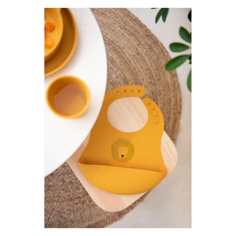 Load image into Gallery viewer, Trixie silicone slabbetje - mr. lion, 2st.