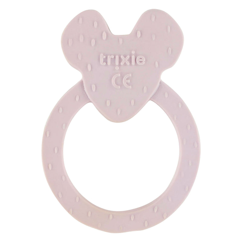 Afbeelding laden in galerijviewer, Trixie natuurlijk rubber ronde bijtring - mrs. mouse
