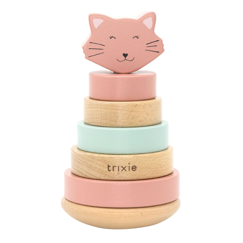 Load image into Gallery viewer, Trixie houten stapeltoren - mrs. cat