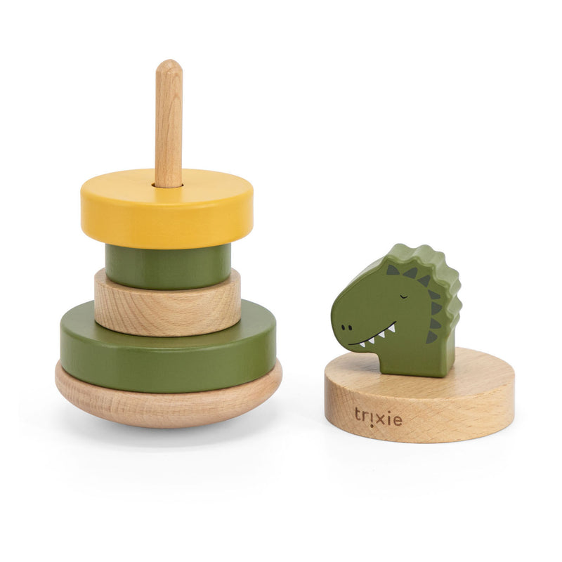 Load image into Gallery viewer, Trixie houten stapeltoren - mr. dino