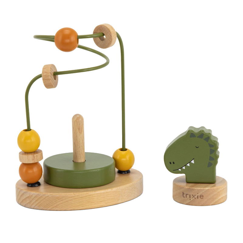 Load image into Gallery viewer, Trixie houten motoriekspiraal - mr. dino
