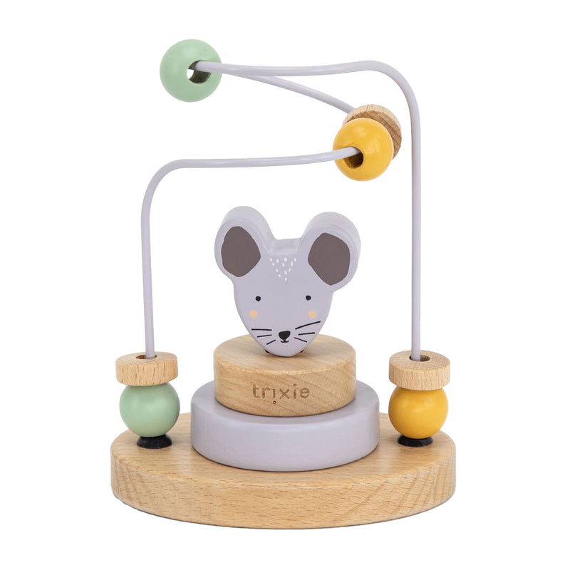 Load image into Gallery viewer, Trixie houten motoriekspiraal - mrs. mouse