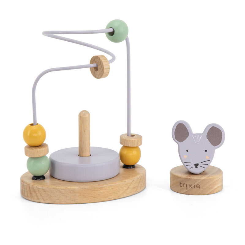 Afbeelding laden in galerijviewer, Trixie houten motoriekspiraal - mrs. mouse