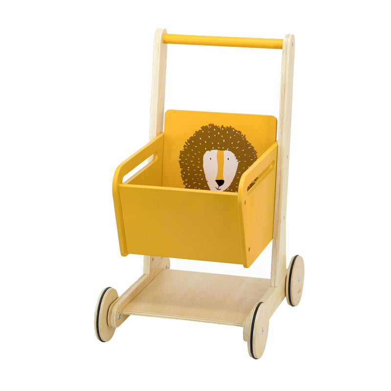 Load image into Gallery viewer, Trixie houten winkelwagen - mr. lion