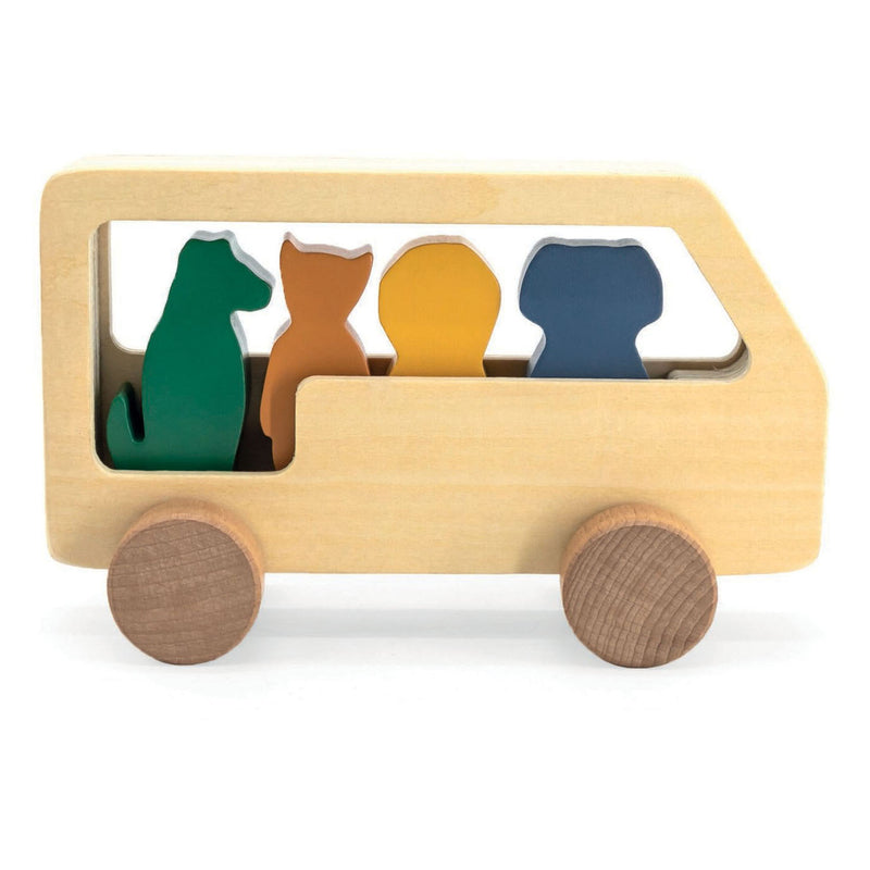 Load image into Gallery viewer, Trixie houten dierenbus, 5dlg.