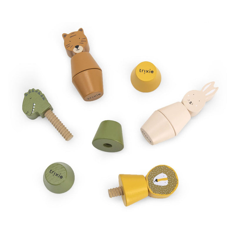 Load image into Gallery viewer, Trixie houten schroefdieren, 12dlg.