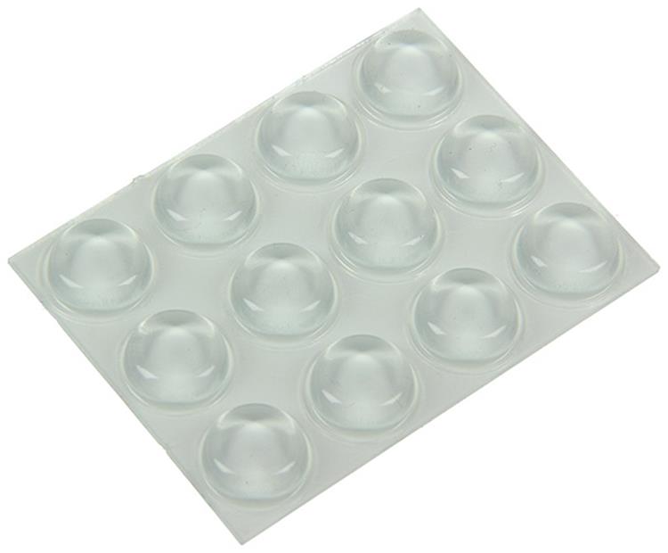 Afbeelding laden in galerijviewer, Mack 1047659 - geluidsdemper zelfklevend transparant ø 13 mm 12 st pcs | 12 stuks