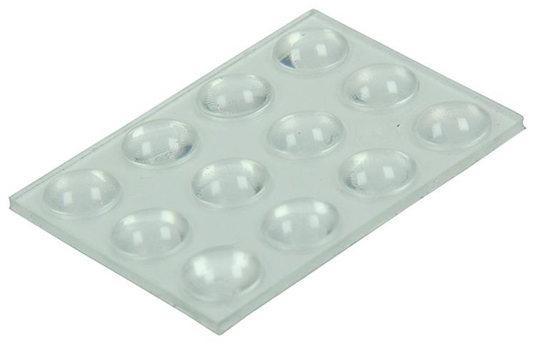 Afbeelding laden in galerijviewer, Mack 1047660 - geluidsdemper zelfklevend transparant ø 8 mm 12 st pcs | 12 stuks