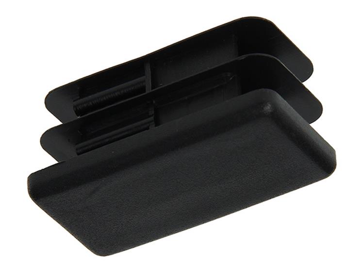 Afbeelding laden in galerijviewer, Mack 1047764 - insteekdop kunstsstof zwart 20 x 40 mm 4 st pcs | 6 stuks