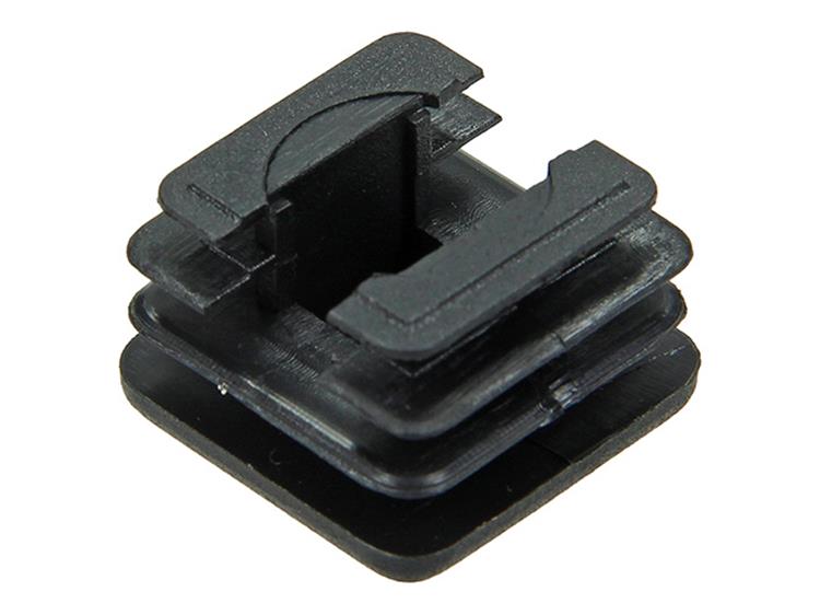 Chargez l'image dans la visionneuse de la galerie, Mack 1047728 - insteekdop kunstsstof zwart 20 x 20 mm 4 st pcs | 6 stuks