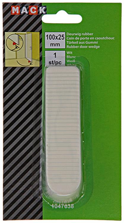 Chargez l'image dans la visionneuse de la galerie, Mack 1047638 - deurwig rubber wit 100 x 25 mm 1 st pc | 6 stuks