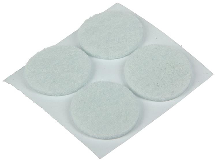 Afbeelding laden in galerijviewer, Mack 1047685 - viltpastille zelfklevend wit ø 25 mm 12 st pcs | 12 stuks