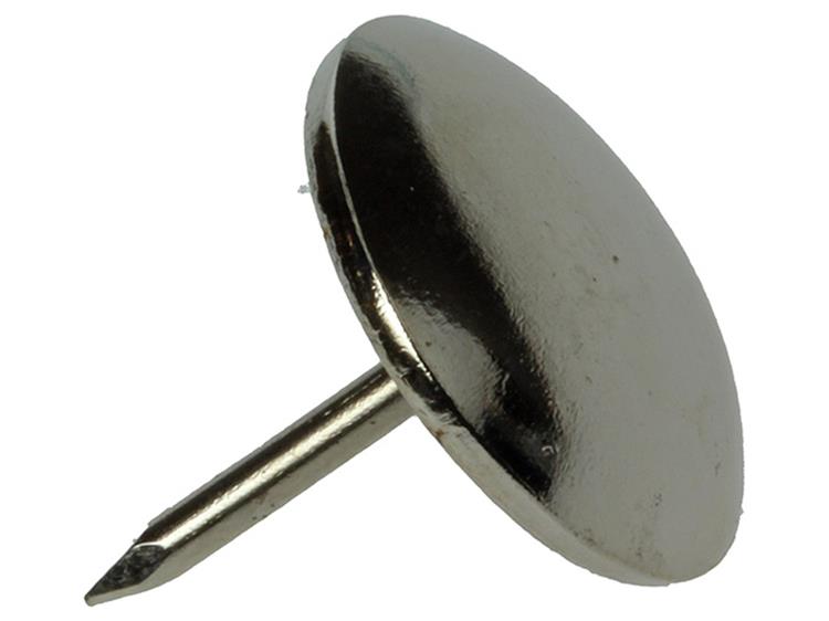 Cargue la imagen en el visor de la galería, Mack 1047784 - stoelglijder nagel metaal chroom ø 18 mm 8 st pcs | 6 stuks