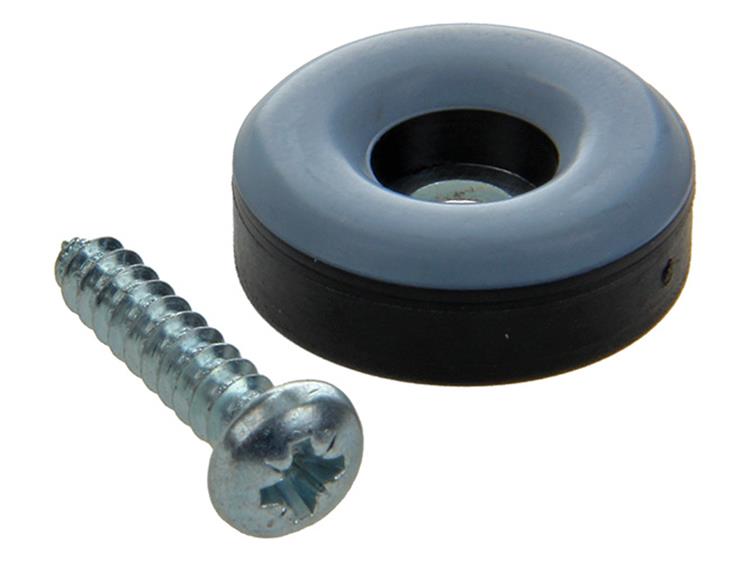 Afbeelding laden in galerijviewer, Mack 1047692 - glij-stoeldop met schroef grijs ø 22 mm 4 st pcs | 6 stuks