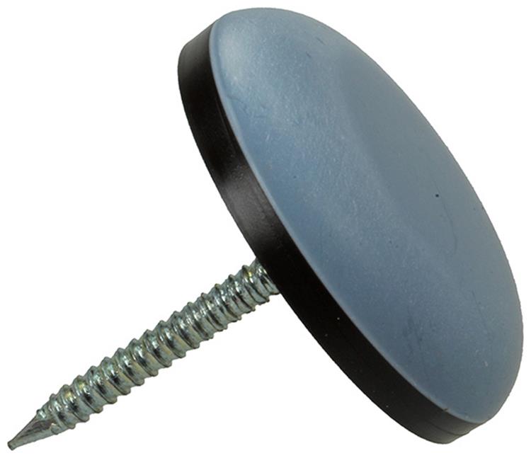 Afbeelding laden in galerijviewer, Mack 1047696 - super-glijder met nagel grijs ø 22 mm 4 st pcs | 6 stuks