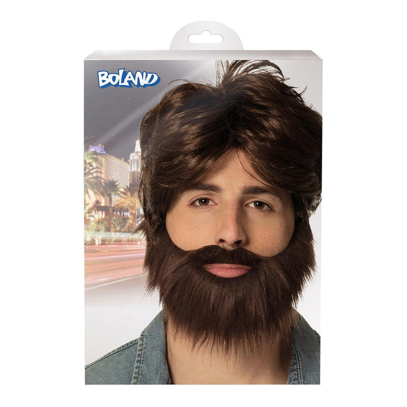 Load image into Gallery viewer, Boland pruik met baard en snor