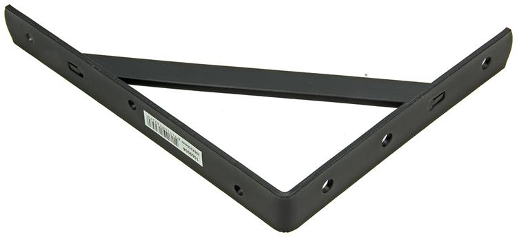 Afbeelding laden in galerijviewer, 1060004 - plankdrager versterkt zwart 200x250 | 10 stuks