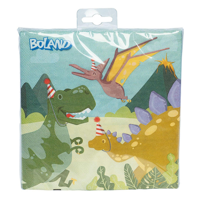 Load image into Gallery viewer, Boland servetten dino party, 33x33cm