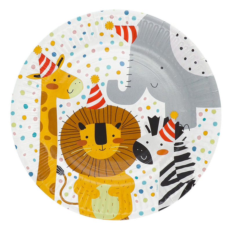 Load image into Gallery viewer, Boland papieren bordjes safari, 8st.