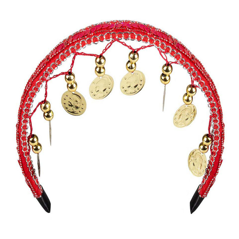 Load image into Gallery viewer, Boland belly dance set rood, 3dlg.