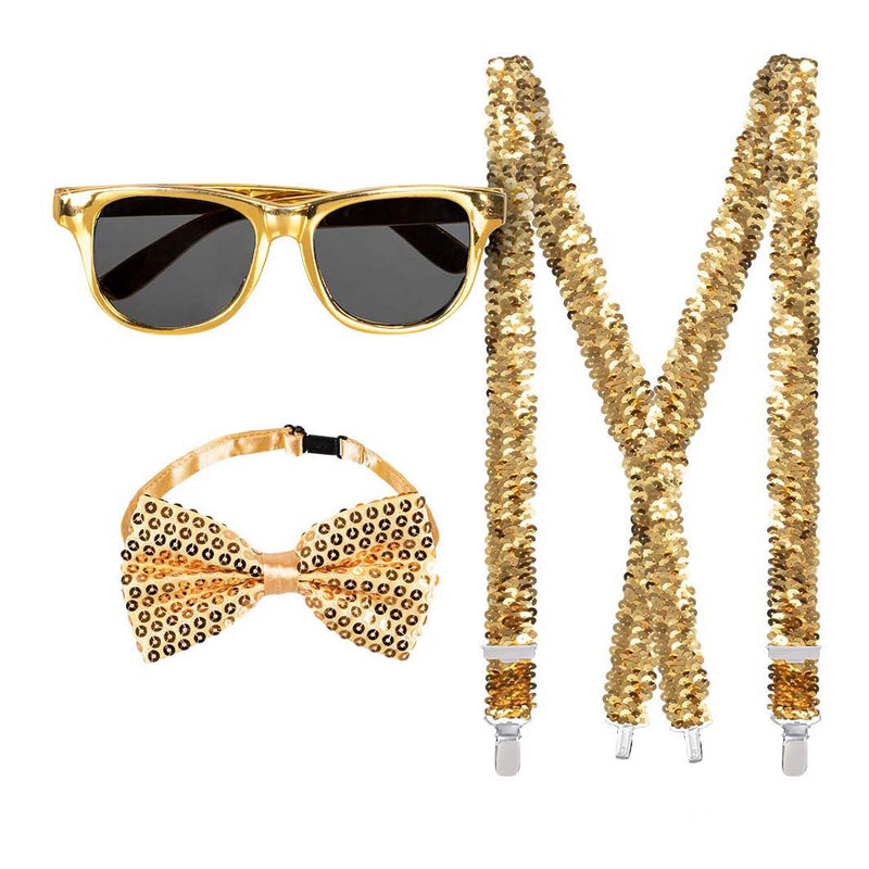 Load image into Gallery viewer, Boland accessoireset feestoutfit goud