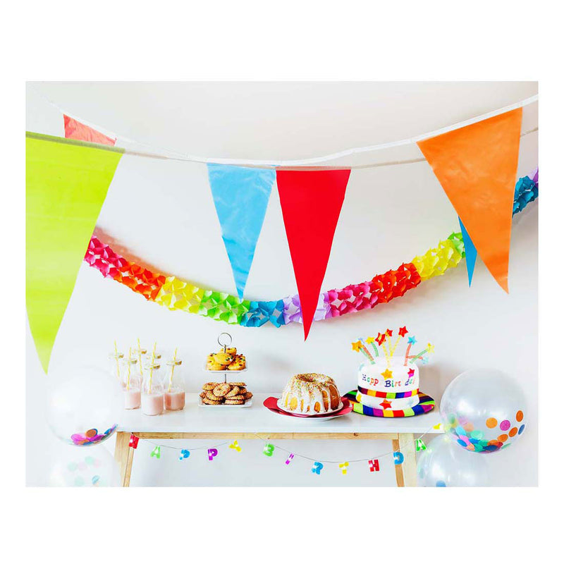 Afbeelding laden in galerijviewer, Boland kleurrijke vlaggenlijn 10m
