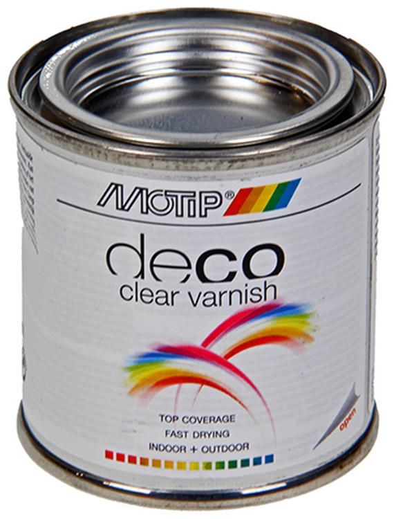 Afbeelding laden in galerijviewer, Motip 1051861 - bl. clear varnish alkyd hg kwastblik 100 cc | 1 stuks