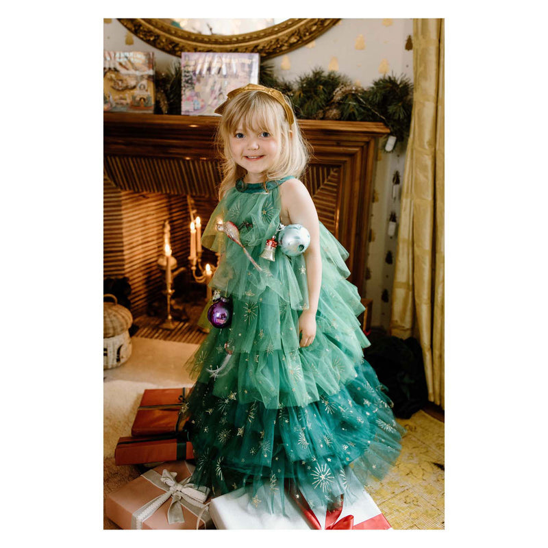 Load image into Gallery viewer, Great pretenders kerstboomjurk met haarband - 3-4 jaar