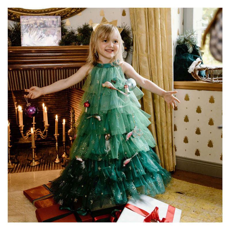 Load image into Gallery viewer, Great pretenders kerstboomjurk met haarband - 3-4 jaar