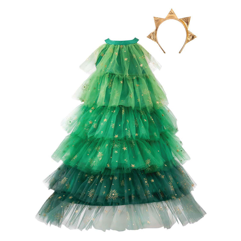 Load image into Gallery viewer, Great pretenders kerstboomjurk met haarband - 5-6 jaar