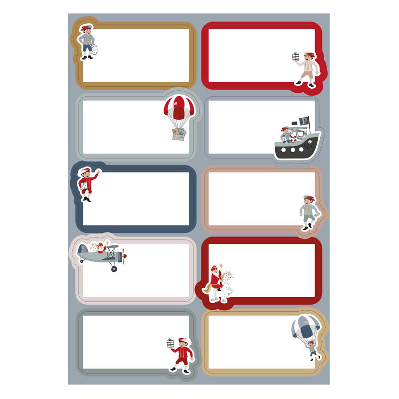 Afbeelding laden in galerijviewer, Haza witbaard cadeau etiketten sint co.
