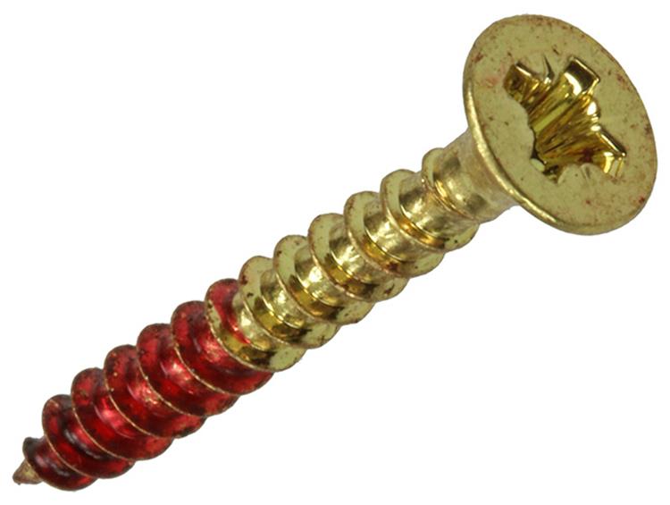 Afbeelding laden in galerijviewer, Rotadrill 1039890 - universeelschroef messing vk pzd 4,0x30mm (6) | 6 stuks