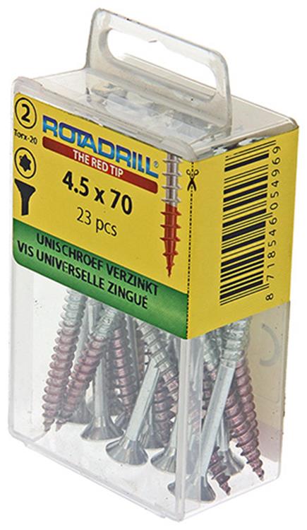 Afbeelding laden in galerijviewer, Rotadrill 1039946 - universeelschroef vktx vz 4.5x70mm (23) | 6 stuks