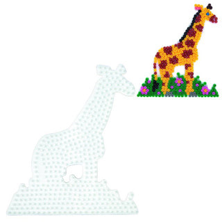 Load image into Gallery viewer, Hama strijkkralen grondplaat giraffe wit | 4 stuks