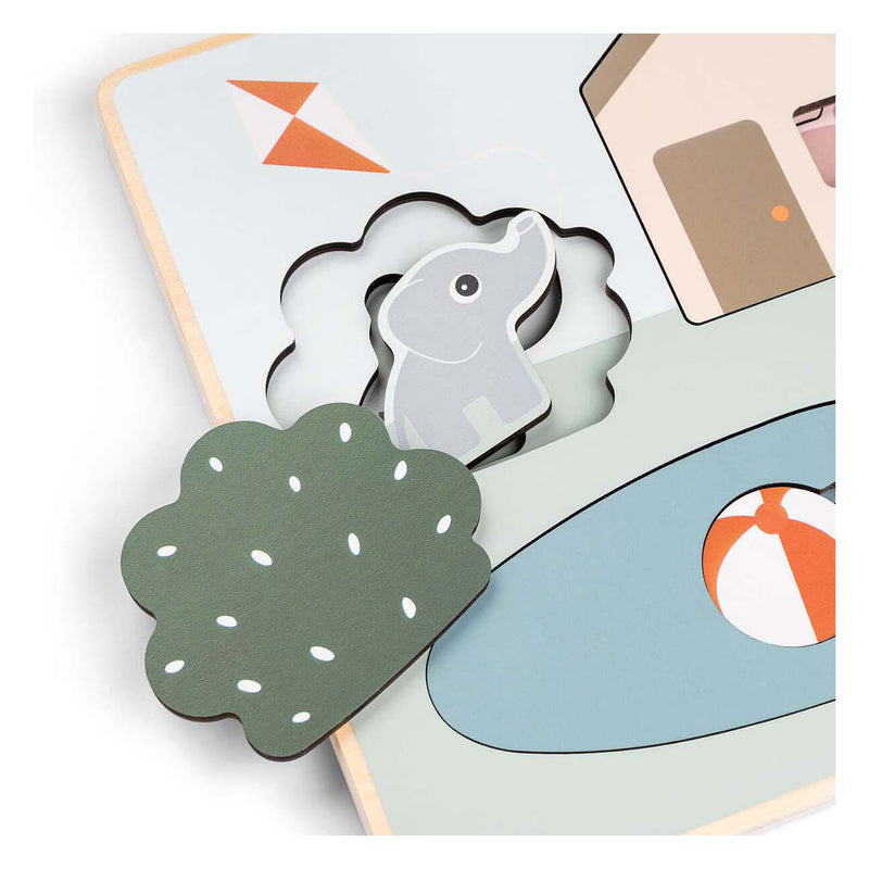 Load image into Gallery viewer, Done by deer houten laagjespuzzel, 10st.